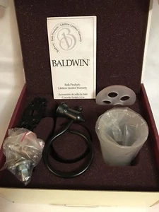 Baldwin Bath Alsace Venetian Bronze Toothbrush Holder/Tumbler Estate Collection - Picture 1 of 7