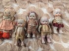 ANTIQUE 1920’S JOINTED PORCELAIN DOLL LOT OF 5 ASSORTED