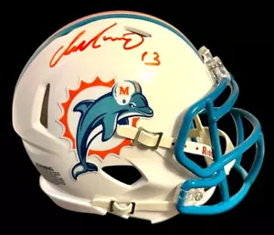 DAN MARINO AUTOGRAPHED SIGNED MIAMI DOLPHINS MINI HELMET wAP/COA - Picture 1 of 6