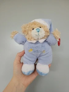 Keel Toys Goodnight Oso de Peluche Juguete Suave Peluche Estrella Azul Edredón Sombrero Pequeño Nuevo con Etiquetas - Imagen 1 de 6