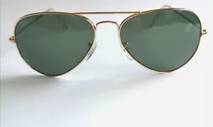 Occhiali da sole Ray-Ban aviatore vetro originale polarizzato NUOVI RB3025 001/58 Top gun - Foto 1 di 17