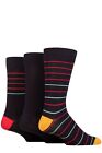 Glenmuir Mens -Argyle, Stripe & Patterned Soft Bamboo Socks Multipack of 3 Pairs
