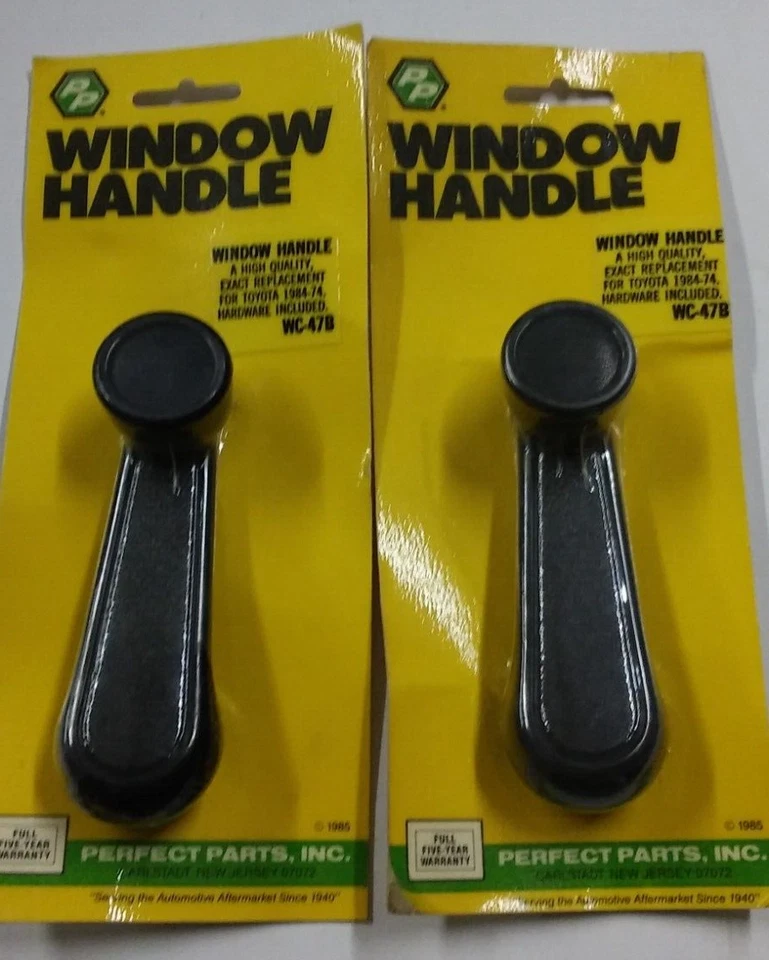 2- Manija(s) de manivela de ventana OER de piezas perfectas para camioneta Toyota Corolla 1973-2017 Foto 1 de 3