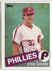 1985 Topps #360 Steve Carlton Philadelphia Phillies - Bild 1 von 2
