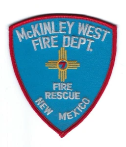 McKinley West in Gallup NM New Mexico Fire Rescue Dept. patch NEW! *ON ROUTE 66* - Picture 1 of 1