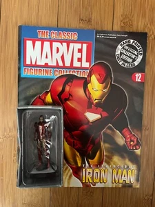 El Clásico Marvel Figura de Colección Edición 12 Iron Man Eaglemoss Figura & Mag - Imagen 1 de 3