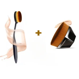 2X Schmink Pinsel Kosmetikpinsel Foundation Makeup Pulver Pinsel Magic Brush DE - Bild 1 von 4