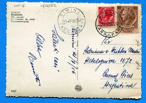 SIRACUSANA - £.100 FORMATO GRANDE + £.35 via aerea ARGENTINA (219352) - Picture 1 of 2