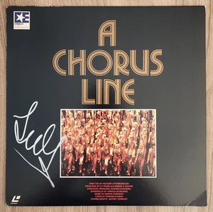 Terrence Mann Signed A Chorus Line Japanese Laserdisc Broadway Actor LEGEND RAD - Picture 1 of 3