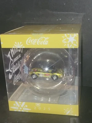 M2 MACHINES 2025 COCA COLA CHRISTMAS ORMANENT 1965 FORD SHELBY COBRA - Image 1 of 4