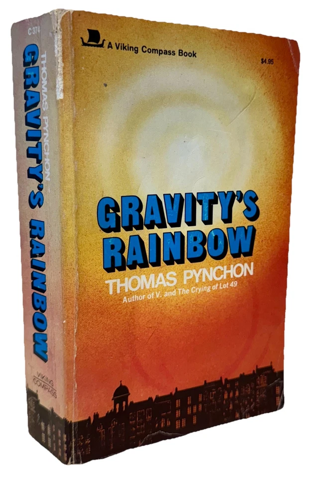 Thomas Pynchon / GRAVITY'S RAINBOW 1st Edition 1973 Viking Compass $4.95 PB - Image 1 of 4