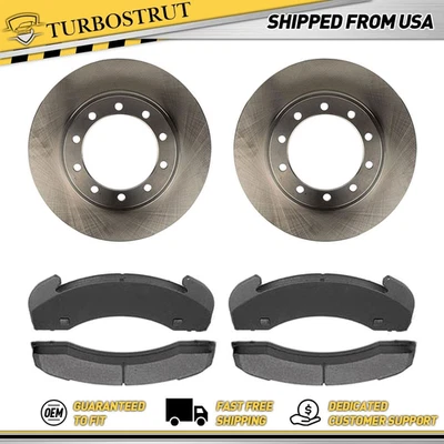 OE Rear Brake Rotors Brake Pads Kit for 1980-1985 Chevrolet B60 7.0L - Image 1 of 4