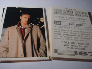 25 1987 THE SMASH HITS PANINI FIGURES NEW AND DIFFERENT BOWIE YOUNG WHAM SPANDAU - Picture 1 of 2