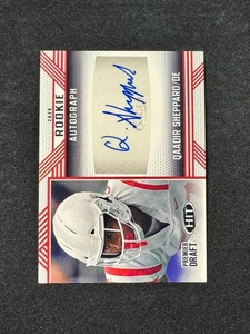 2020 SAGE Hit Premier Draft Rookie Autograph Red Qaadir Sheppard #A82 - Picture 1 of 2