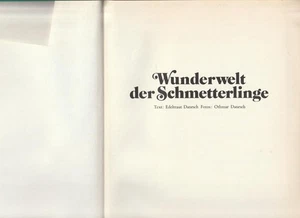 "WUNDERWELT DER SCHMETTERLINGE" Sammelalbum LINDA Bilderverlag 1972 - Picture 1 of 4