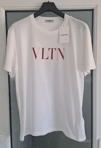 Camiseta Valentino Garavani Para Hombres Blanca y Roja VLTN - Talla Grande - TOTALMENTE NUEVA - Imagen 1 de 11