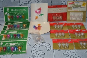 14 packs miniature light replacement Christmas Bulbs with Light Covers NICE lot - Bild 1 von 19
