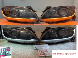 Mazda RX8 RX-8 SE3P Sequential turn signals & DRL LED HID Headlights SET OEM - Picture 1 of 24