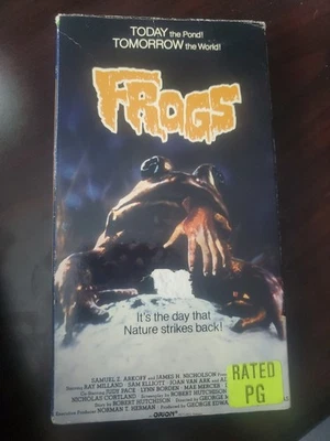 Frogs (VHS, 1972, 2000) MGM Presents Midnite Movies Horror Sci-Fi Sam Elliott - Image 1 of 3