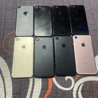 Lot Of 8 iPhone 7 For Parts Only  - Image 1 of 4