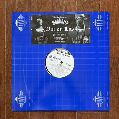 Mobb Deep WIN OR LOSE 12" Vinyl Promo White Label 2004 Jive Alchemist Near Mint - Image 1 of 4
