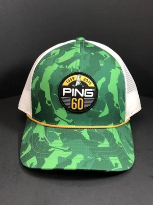 Chapéu Snapback Ping 110 One Ten Flexfit Tech 60 1959-2019 Verde Camuflado - Imagem 1 de 4