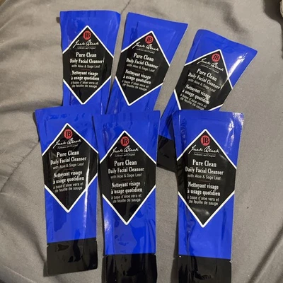 Lot Of 6-JACK BLACK Deep Dive Glycolic Facial Cleanser Samples 5 ml  Each - Image 1 of 4