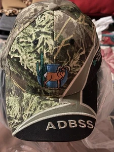 Arizona Desert Bighorn Sheep Society Hat ADBSS Baseball Camo Very Rare - Picture 1 of 6