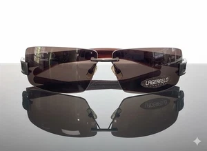 VINTAGE Karl Lagerfeld RARITY Sunglasses - Mod. KL4524 22 Brown - Picture 1 of 2