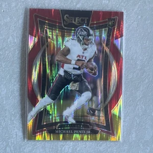 2024 Select Michael Penix Jr Red And Yellow Concourse Prizm RC #80 C0005134 - Picture 1 of 2