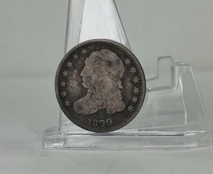 1829 Capped Bust Dime 10c Early US Coin 90% Silver Historic Collector Piece - Picture 1 of 5