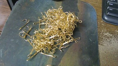 Gancho doble mostaza, dorado, talla 1, 50 ct, envío gratis Foto 1 de 2