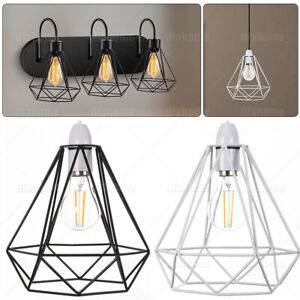 Vintage Cage Metal Pendant Lamp Shade Ceiling Light Shade Industrial Lampshade