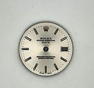 Rolex Oyster Perpetual Date Damen 26mm Silber Zifferblatt Stick Jubilee Ref 6917 - Bild 1 von 4
