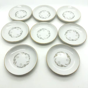 Kaysons Golden Fantasy Butter Pat Sottobicchieri Set di 8 Fine China Japan 3,75" - Foto 1 di 9