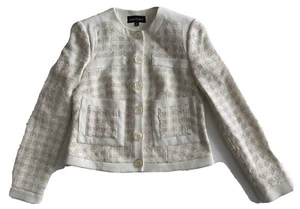 Isabel & Nina Women’s Off White Beige Jacket Size 6 - Picture 1 of 12