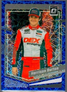 2024 Donruss NASCAR Racing -- Optic Blue Velocity Prizm Harrison Burton #67 - Picture 1 of 1