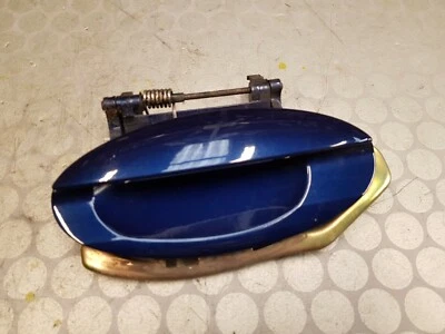 02 Jaguar X-Type Rear Door Handle Passenger Side Blue JHM - Image 1 of 3