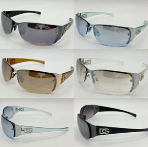 Neu randlose modische Designer-Damensonnenbrille mit Halstuch ovale Retro-Farbtöne (#7059) - Bild 1 von 6
