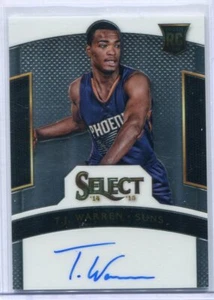 2014-15 Select T.J. Warren RC novato autógrafo automático SP #'d 62/275 Indiana Pacers - Imagen 1 de 1