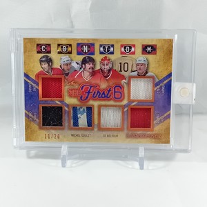 Leaf 2019 The First 6 NHL Ed Belfour Chris Chelios Dennis Hull /20 NHL card