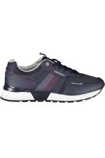 Carrera Sleek Contrasting Blue Sneakers with Logo Men's Detail Authentic