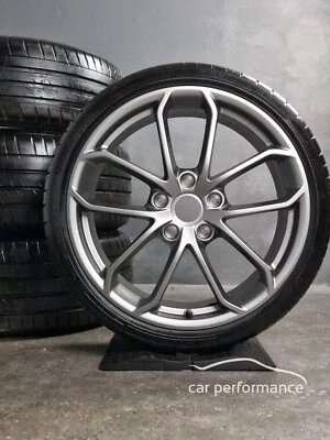 Porsche 982 718 Felgen Spyder Rad 20 Zoll Cayman Boxster Sommerräder dark silver - Bild 1 von 4