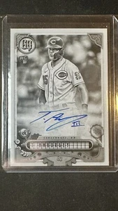 2022 Topps Gypsy Queen GQA-TA Trey Amburgey Black & White RC Auto 16/50 - Foto 1 di 2