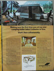 Starcraft Camping Trailer Tent  Vintage Magazine Print Ad 1972 8 x 11