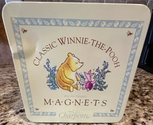 Classic Winnie-the-Pooh Magnets TIN ONLY SOLD AS IS (RARE) (G-8) - Picture 1 of 7