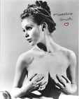 Madeline Smith In Person signed 10" x 8" photo + heart - Hearts for Heroes #19