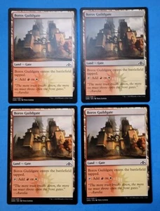 4x Boros Guildgate Guilds of Ravnica 2018 Mtg Magic Card Dual Land Gate Aurelia - Picture 1 of 4