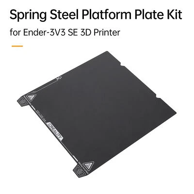 Kit de placa de plataforma de acero Creality Spring PEI Kit de placa de construcción para Ender 3 V3 SE Foto 1 de 4