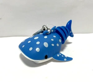 NEW Bath & and Body Works Blue SHARK Whale Pocket Hand Gel Holder Keychain NWT - Picture 1 of 8